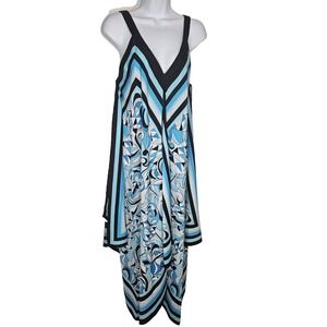 VTG Y2K Ronni Nichole RN Studio Womens Dress Womens 10 Multi-Color BoHo Abstract